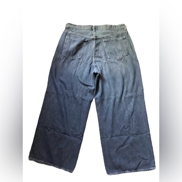 Baggy Wide Leg high rise jeans. 14P - Picture 4 of 5
